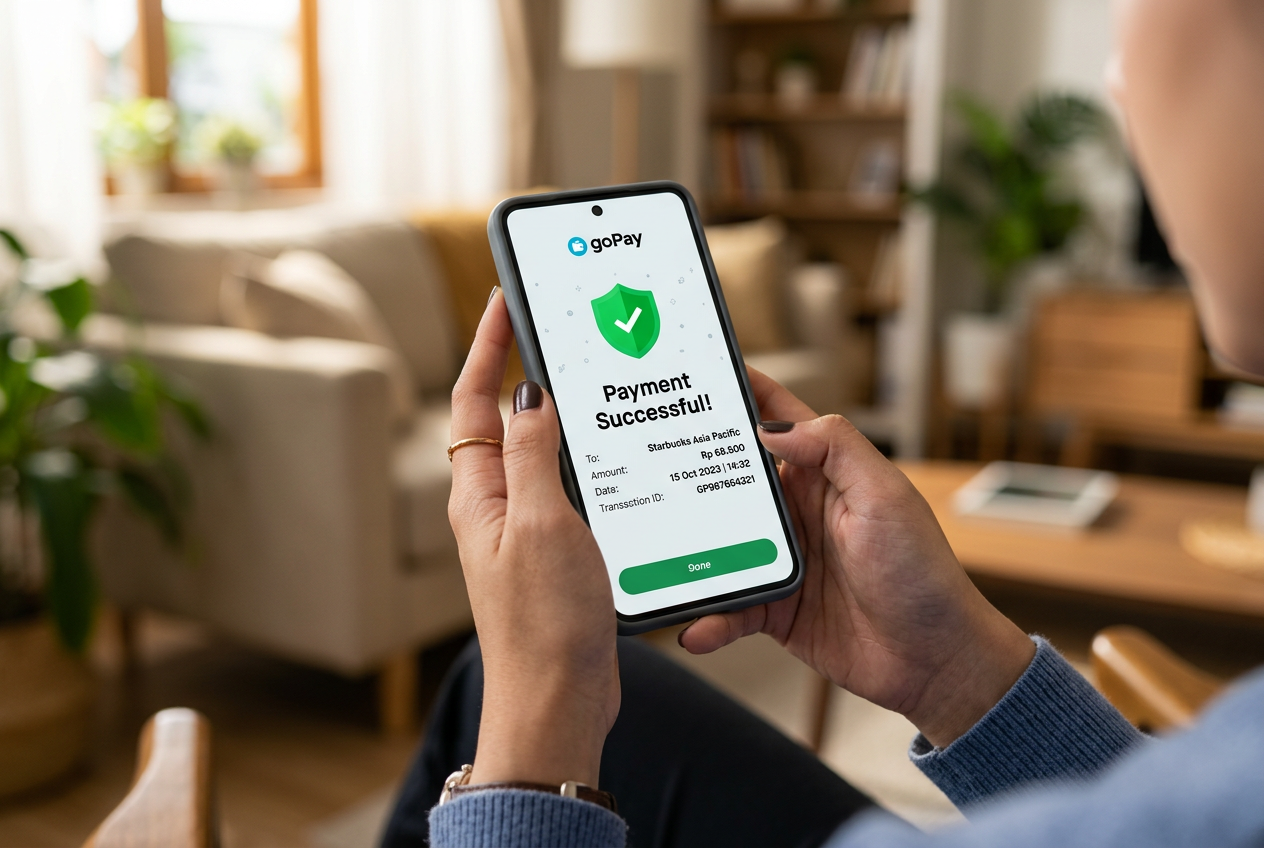 Zabezpečená transakce přes GoPay bránu v mobilním rozhraní kasina